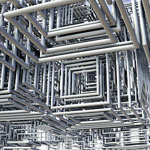 3D view of tubes 