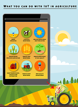 Infographic: What you can do with IoT in agriculture