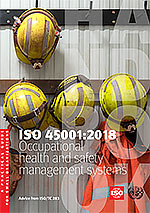 Página de portada: ISO 45001:2018 - Occupational health and safety management systems - A practical guide for small organizations